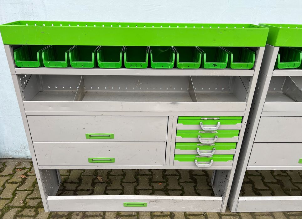 Zabudowa Serwisowa Busa VEHIKIT Regały Walizki Skrzynki Mobilne