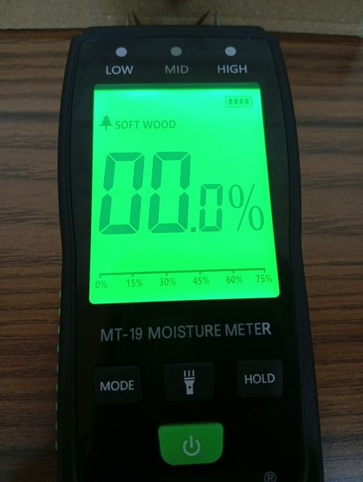 Miernik wilgotności drewna betonu Rdinscos mt19 z dużym wyświetlaczem