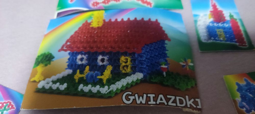 Klocki konstrukcyjne śnieżynki 379 elementów