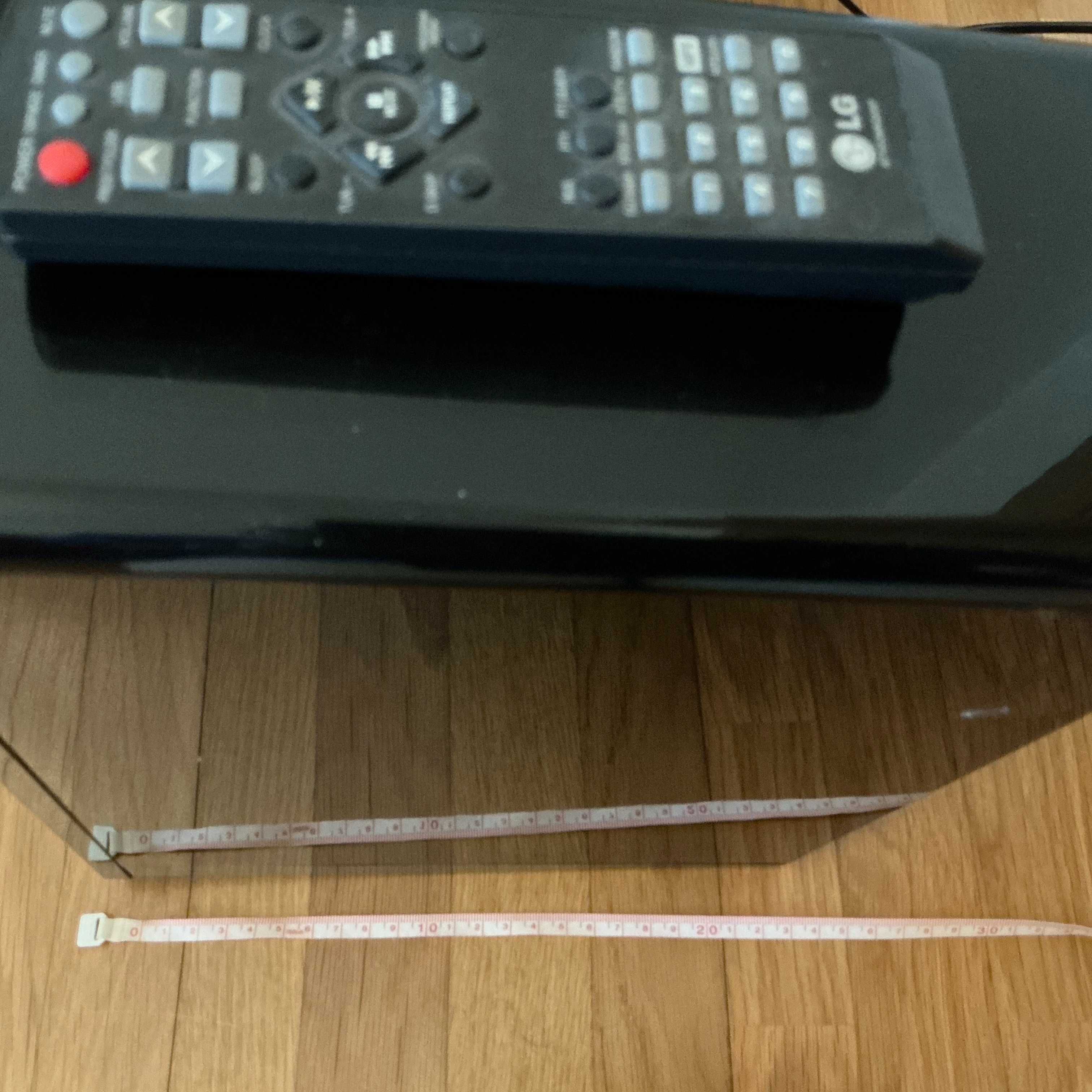 Leitor de CDs e colunas
