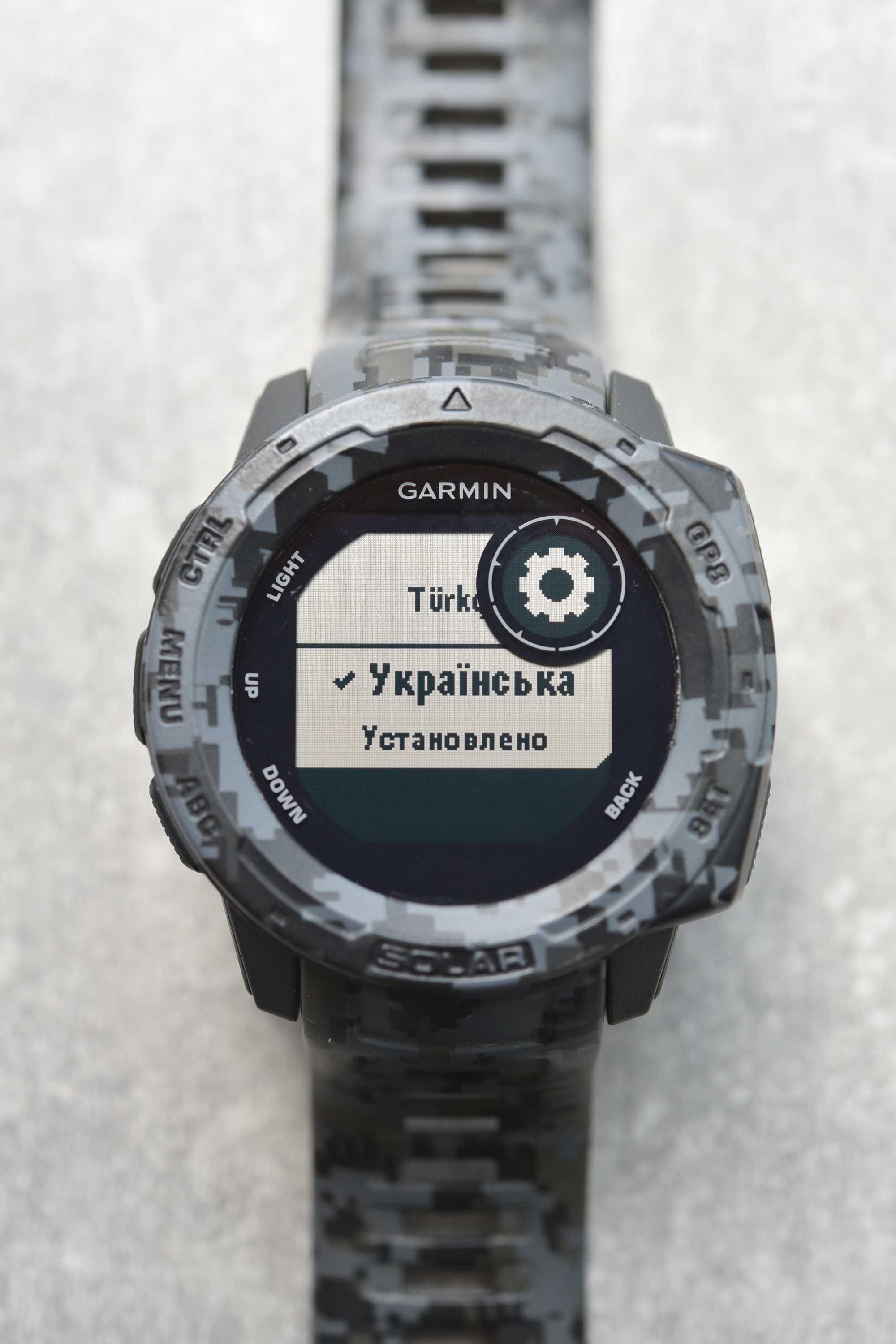 Garmin instinct solar camo pixel gps компас піксель