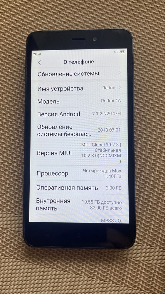 Телефон Xiaomi redmi 4a Оригинал