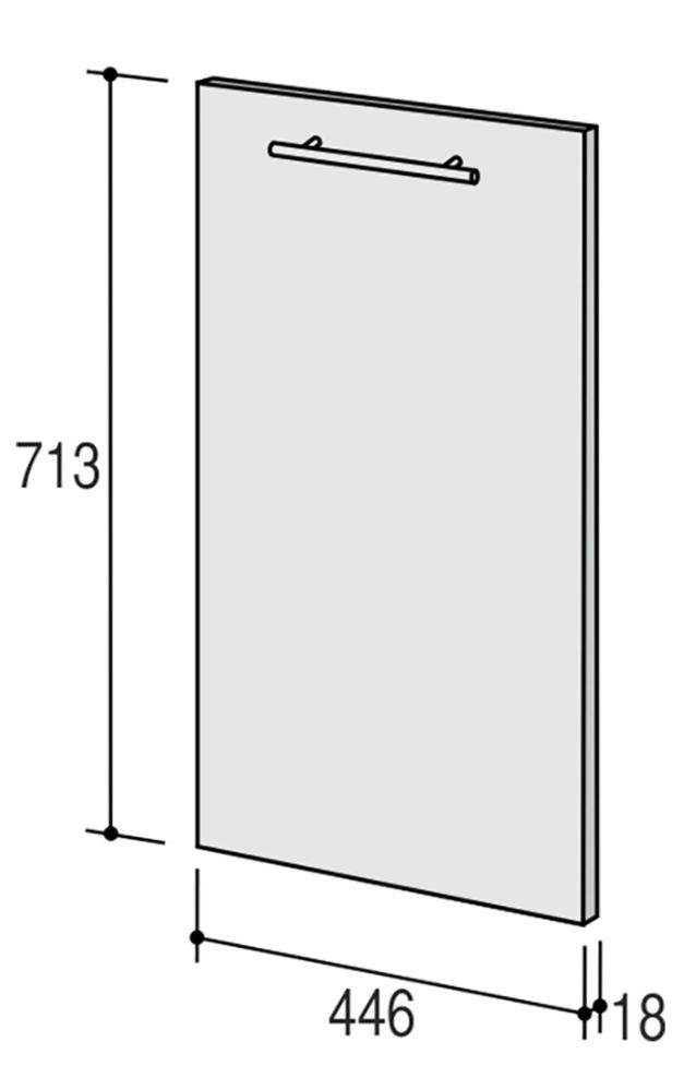 Фасад для посудомийноі машини 71.3 х 44,6х 18