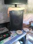 Colunas de som dj
