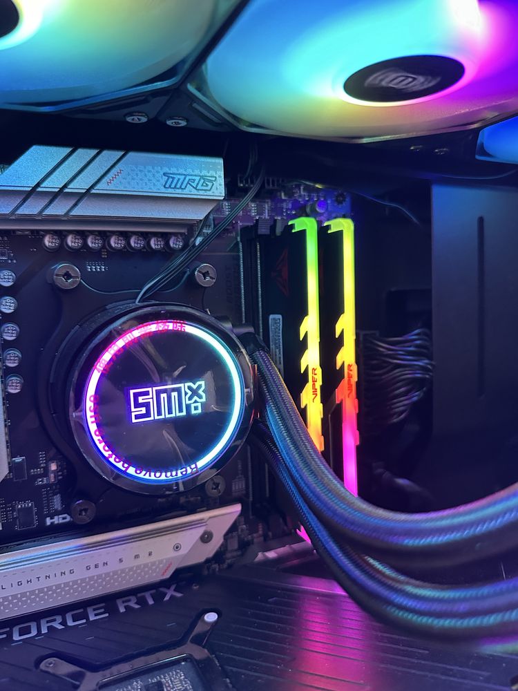 Komputer gamingowy RTX 3070 Ti Ryzen 5 9600X 32GB DDR5 SSD 1TB