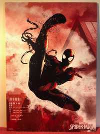 Spider-Man Marvel plakat - oryginalny PosterPlate na metalu z magnesem