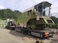 Claas Dominator 86 , Heder 4.5 m z wózkiem
