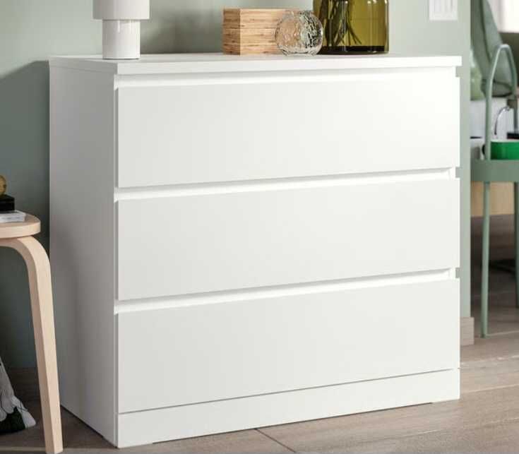 Vendo 2 cómodas MALM ikea e tampo de vidro LER DESCRIÇÃO
