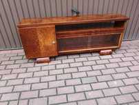 Komoda ART-DECO RTV Niska Orzech 150 Stara Antyk Po Renowacji Okazja.