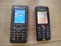 Dwa telefon Sony ericsson