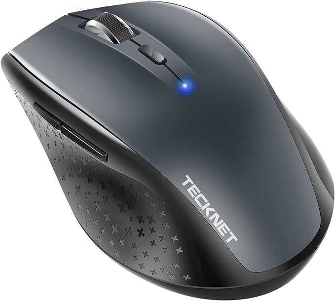 TECKNET Mysz Bluetooth, bezprzewodowa 3200DPI, 6 poziomów DPI