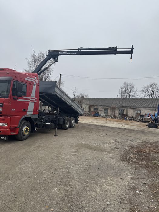 Продам DAF 105 XF самосвал манипулятор 2008 г.