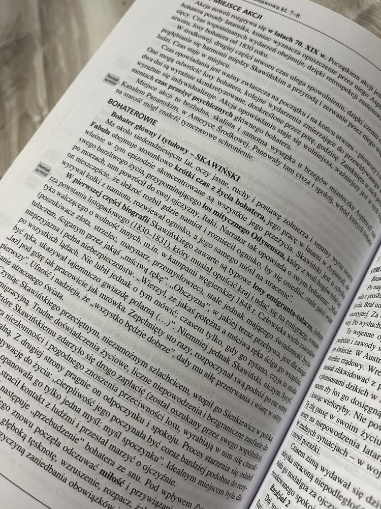 sciaga egzamin osmoklasisty lektury jezyk polski