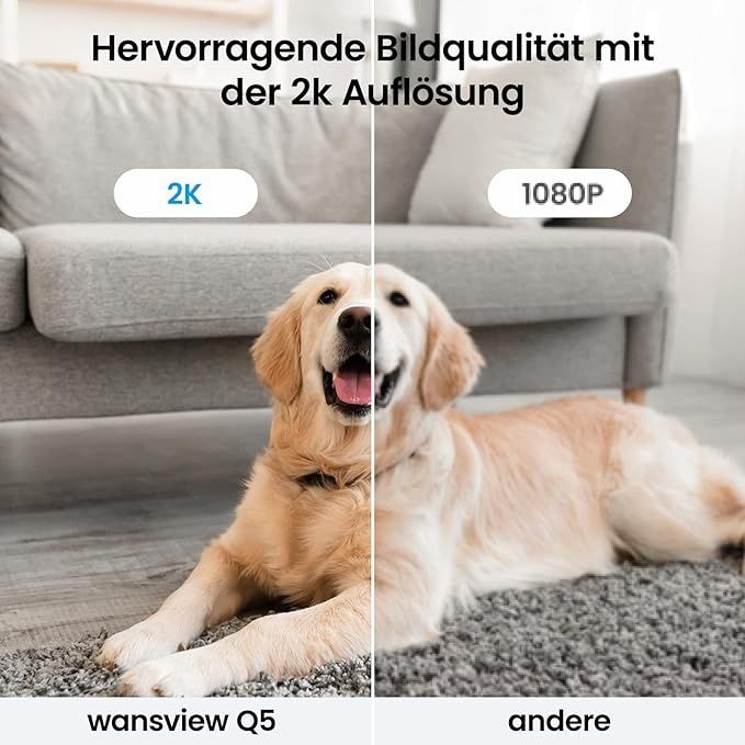wansview Kamera Q5 WLAN IP, Czarna do monitoringu wewnątrz, niania ele