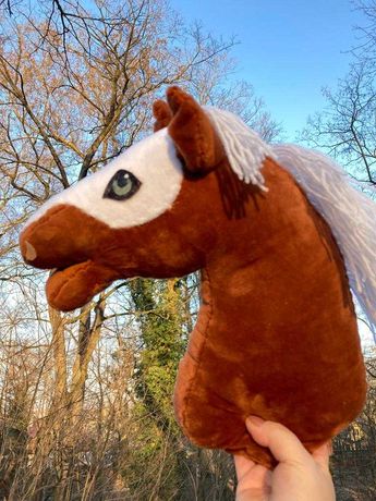 Hobby Horse koń rudy z łatą, KBS, bez kijka