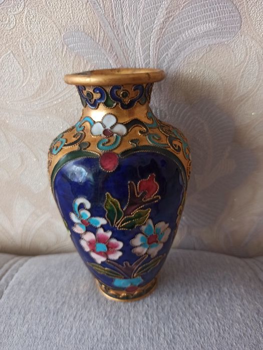 Вінтажна ваза Клуазоне, Китай