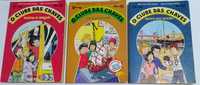 O Clube das Chaves, 3 livros infantis da editora Verbo.1991/94.