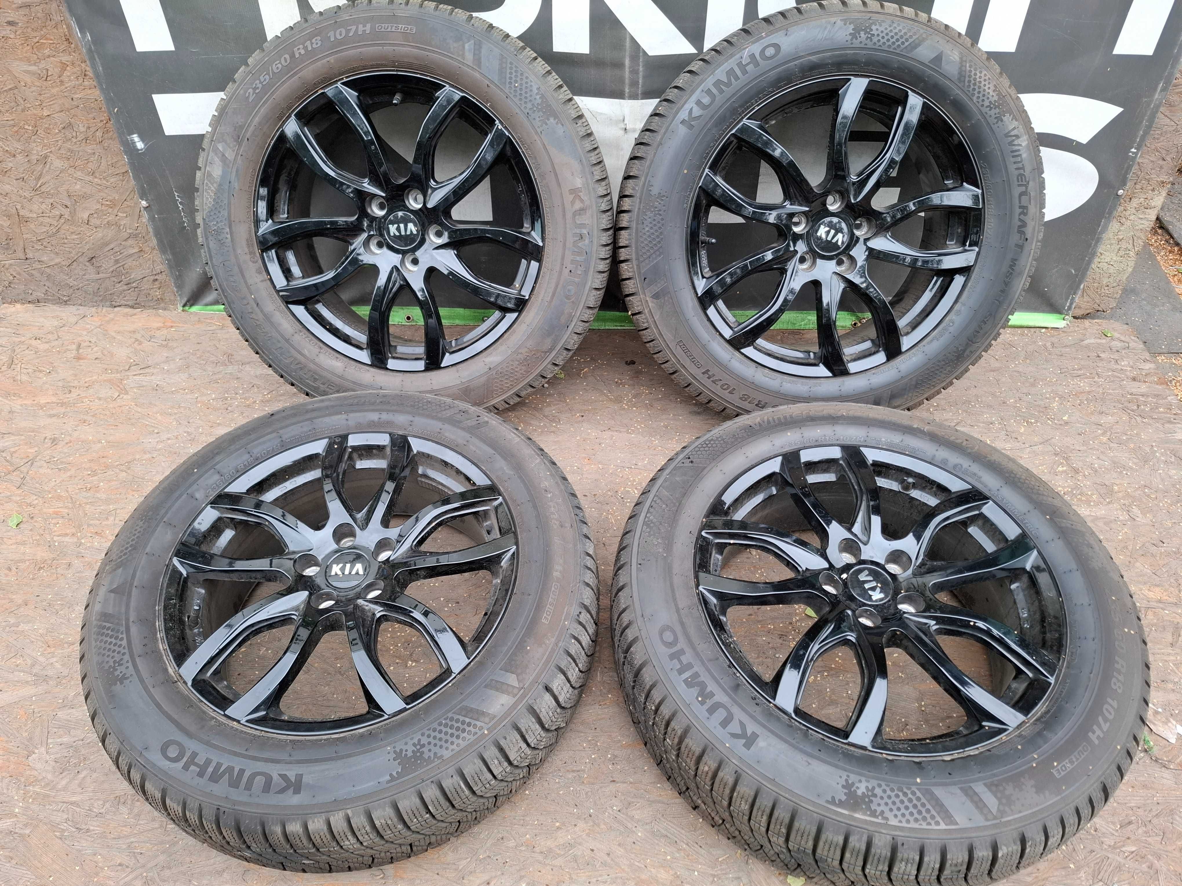Felgi aluminiowe ! KIA HYUNDAI 18 cali ! NOWE MONTAŻ ! TMPS !