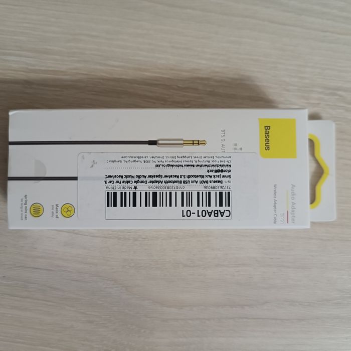Адаптер Aux Bluetooth Baseus