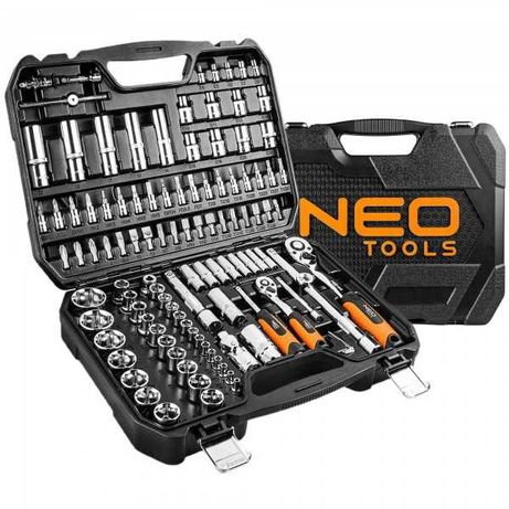 Zestaw narzędzi kluczy nasadowych Neo Tools 110 el