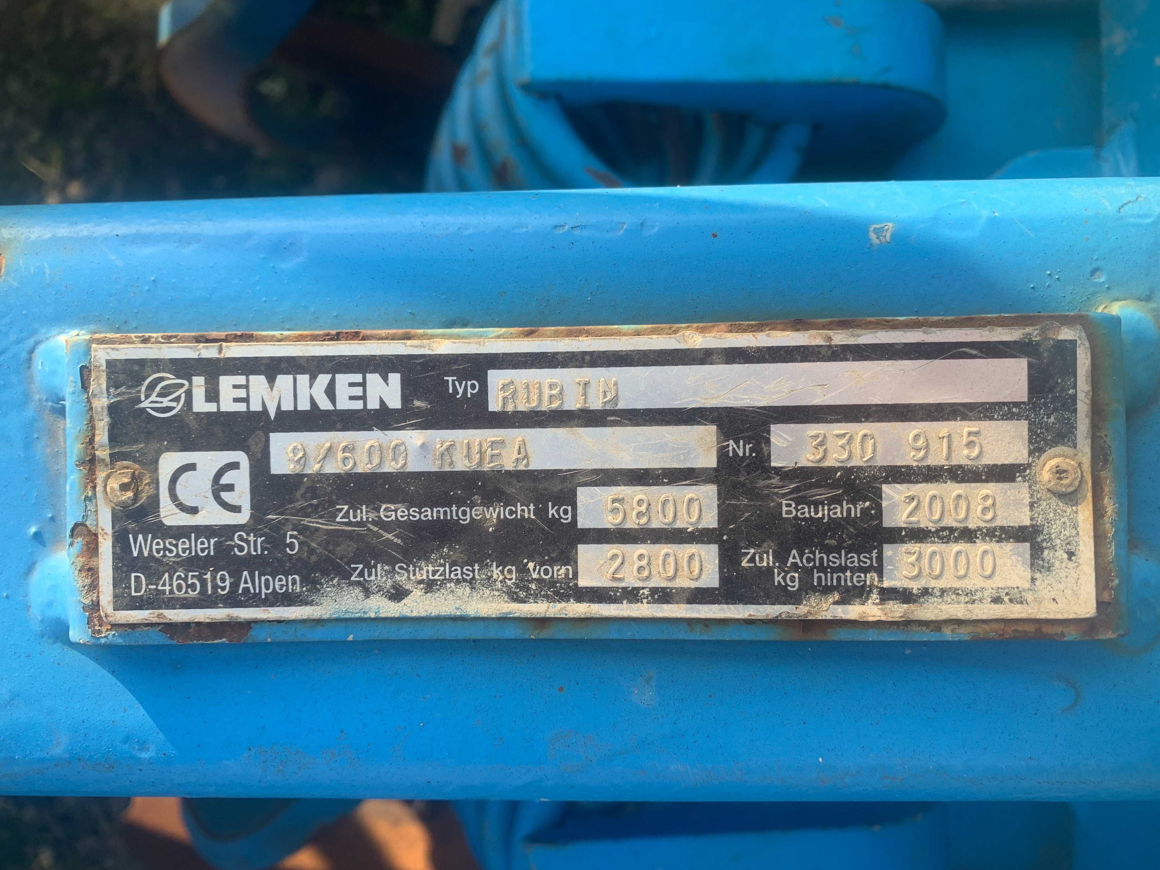 Діскова борона Lemken Rubin 9/600 3шт.!