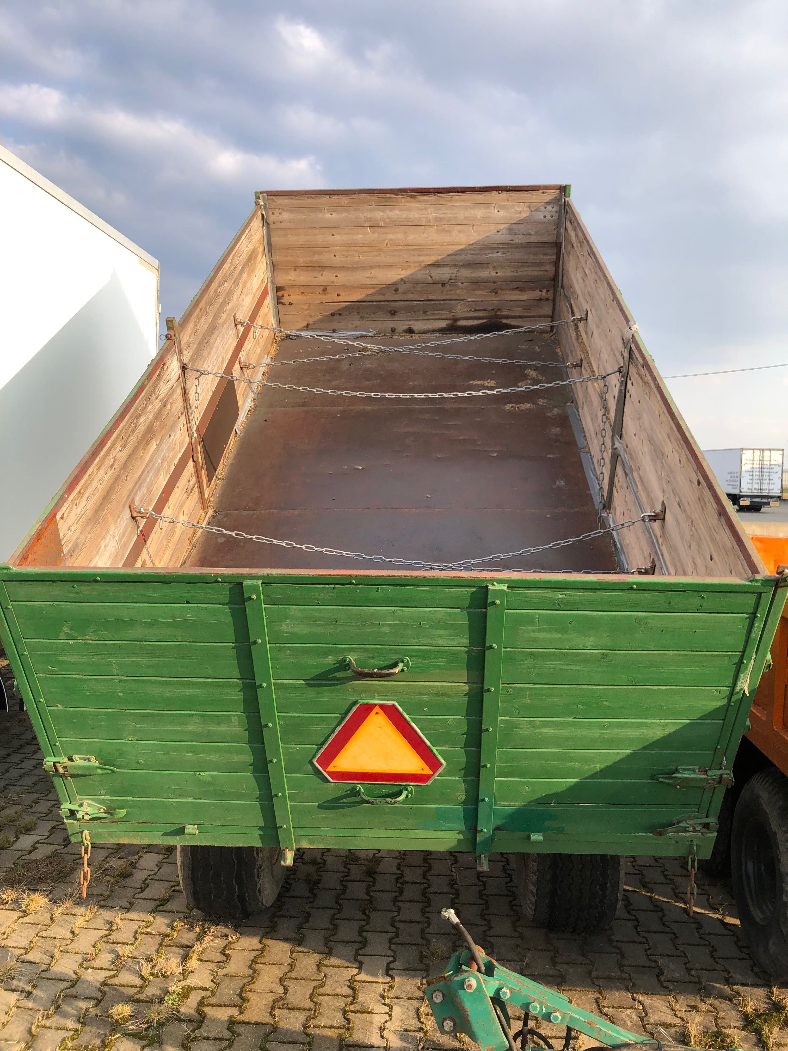 Przyczepa 7/8 ton zbożowa ZAREJESTROWANA