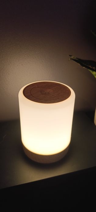 Candeeiro de mesa de cabeceira tátil regulável, 256 RGB com  mudança d