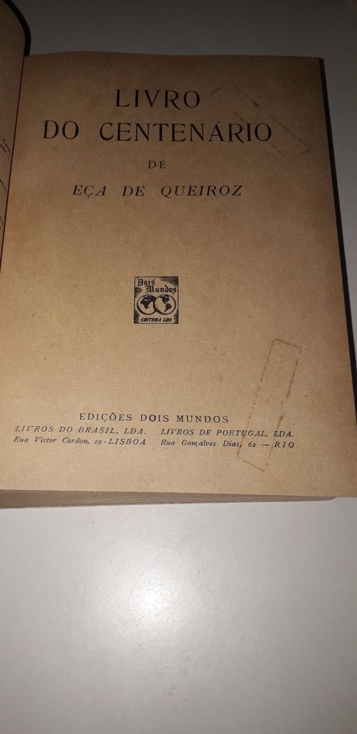 Livro do Centenário de Eça de Queiroz (1945)