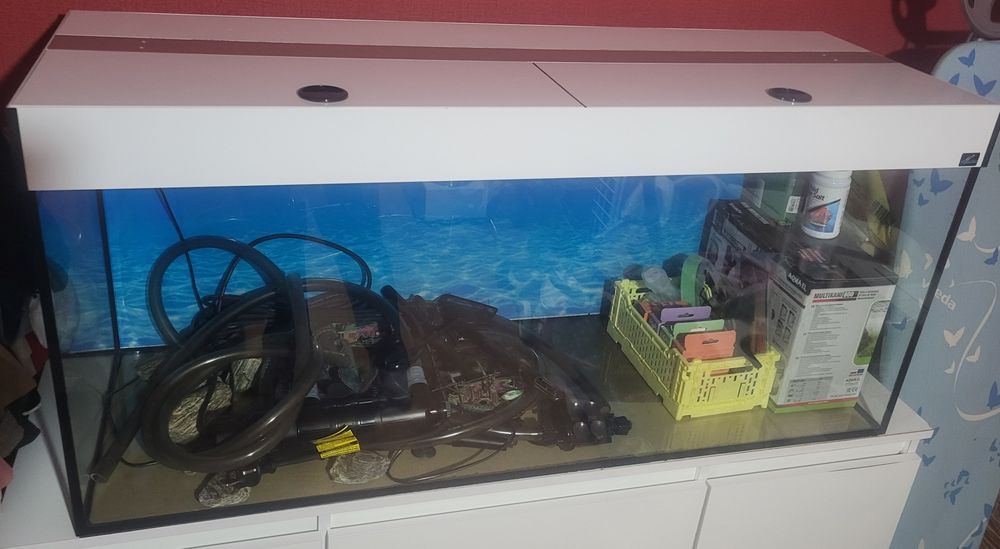 Akwarium z osprzętem