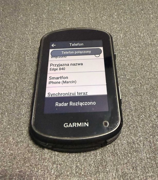 Garmin Edge 840 – stan idealny, szkło ochronne, komplet, kwiecień 2024