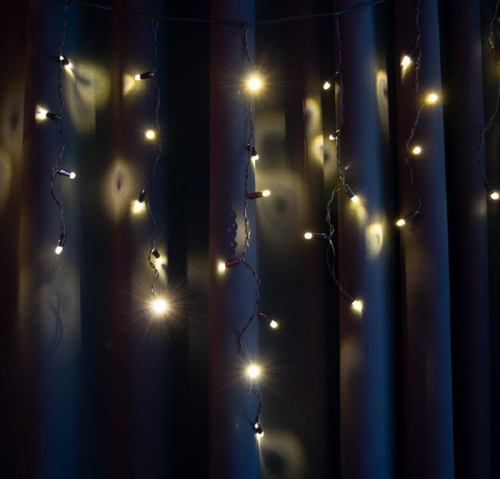 Продаю вуличні гірлянди бахрома/ шторка, резиновий провід