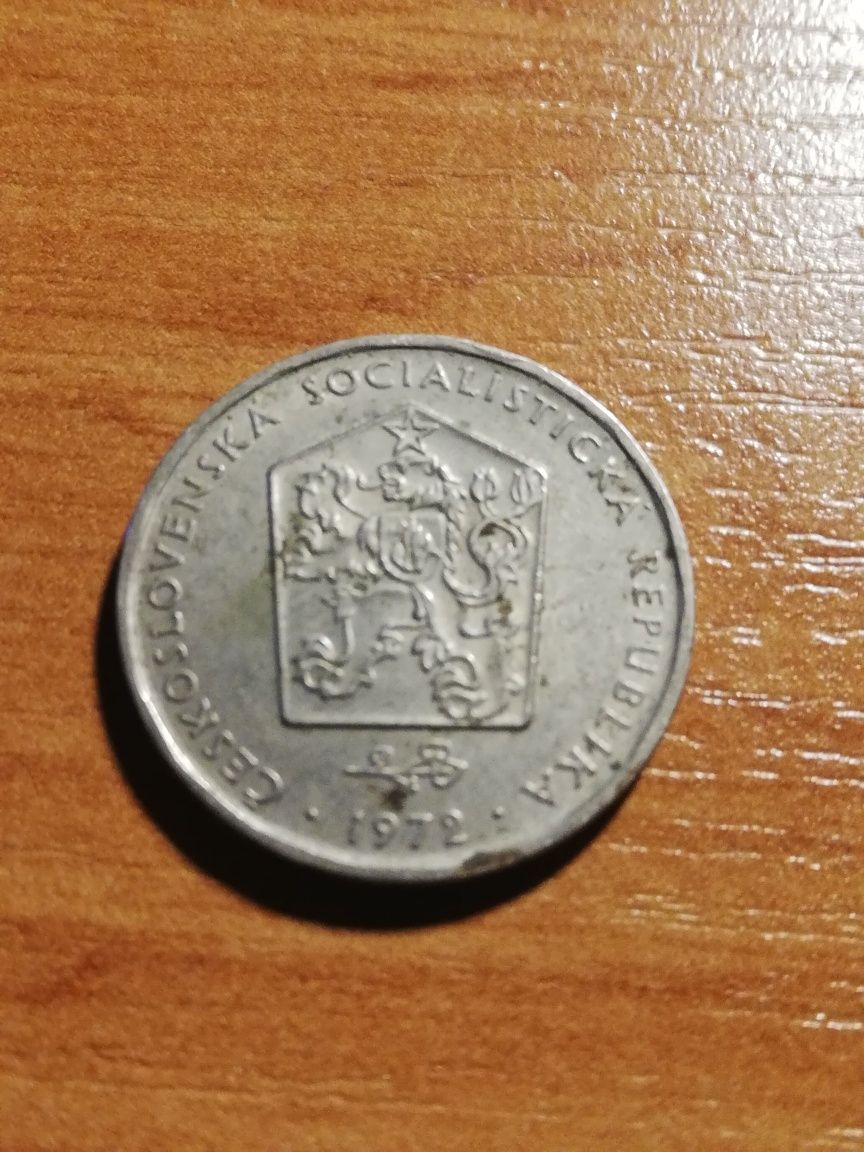 Moneta 2 korony 1972r. Czechosłowacja