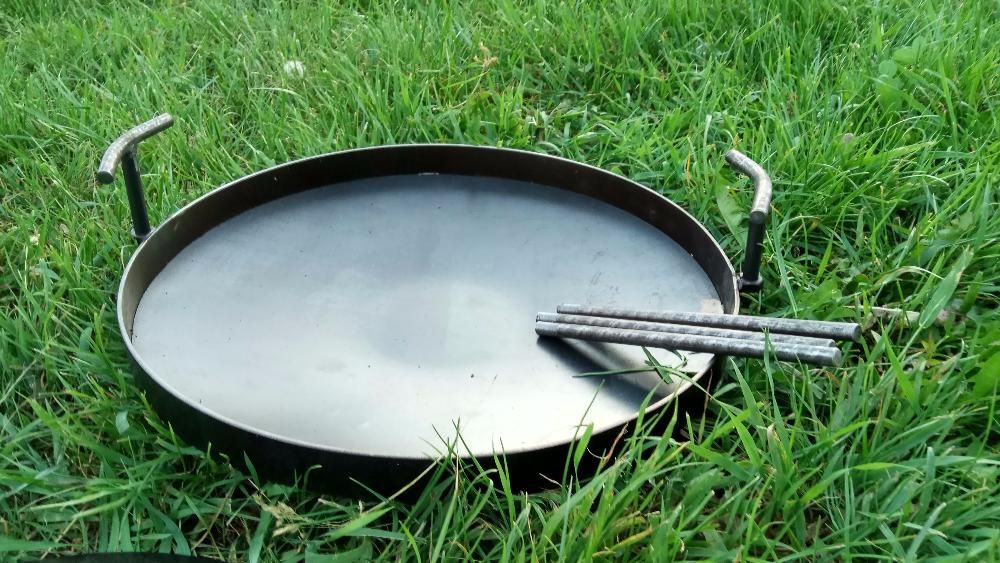 Сковорода с крышкой из диска бороны для пикника 40см, костра дисковой