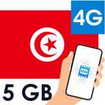 karta eSIM - Internet mobilny Tunezja - pakiet 5GB na 30 dni E-SIM
