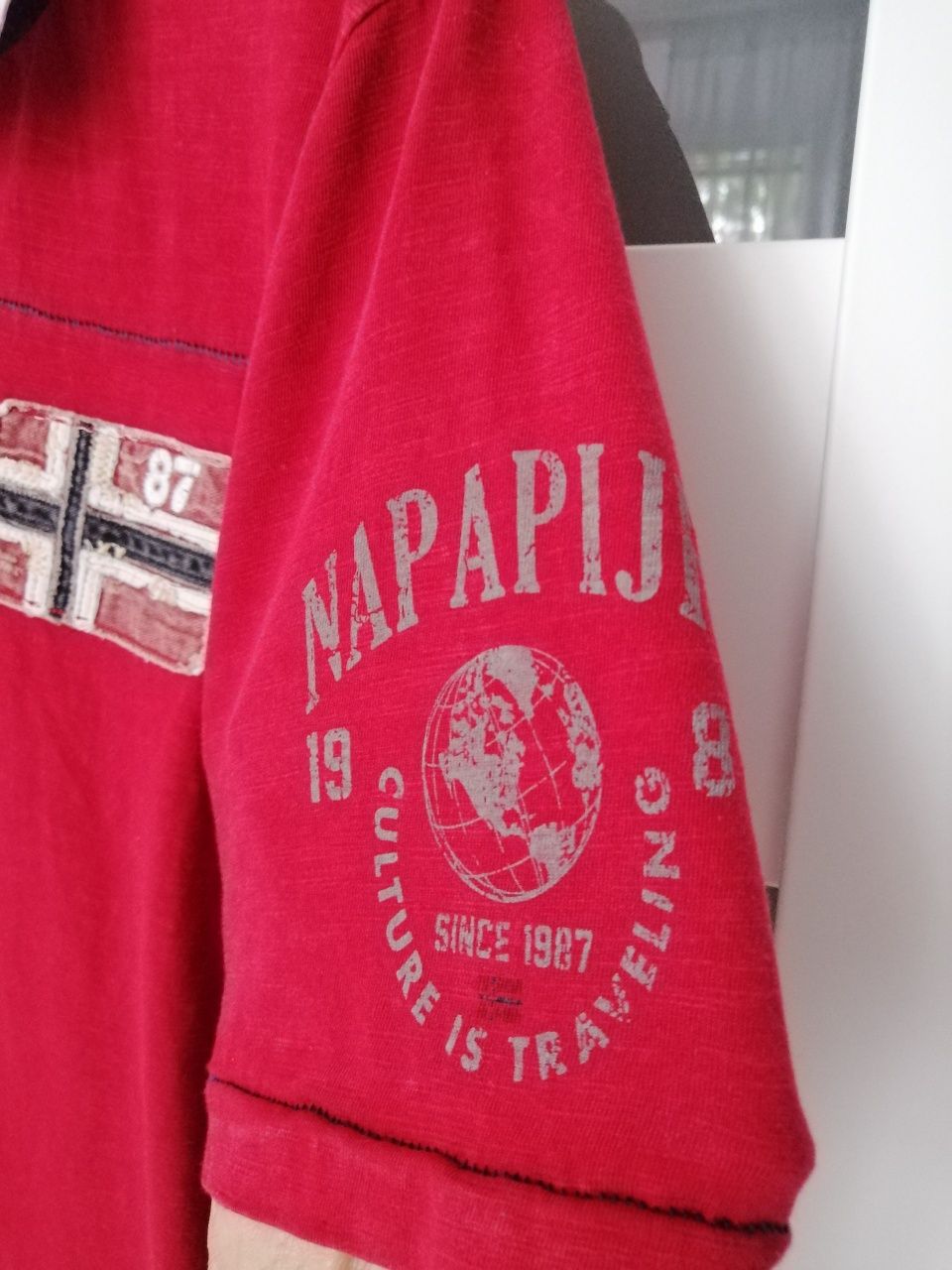 Tshirt Napapijri koszulka polo oryginalna L jak nowa