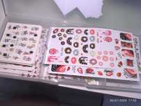 Nail art foil e tatuagem para unhas