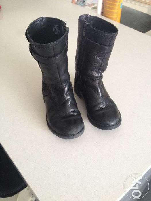 Botas em pele Zara tam 25