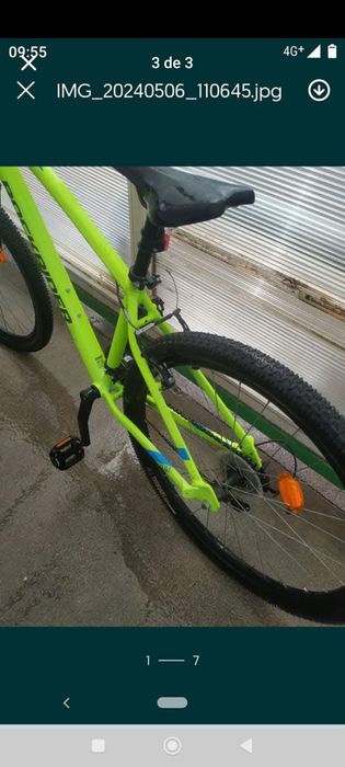 Bicicleta usada a andar