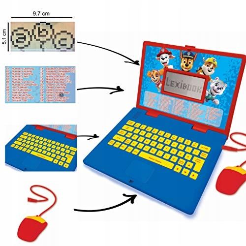 Komputerek dziecięcy Lexibook Psi Patrol ENG DE