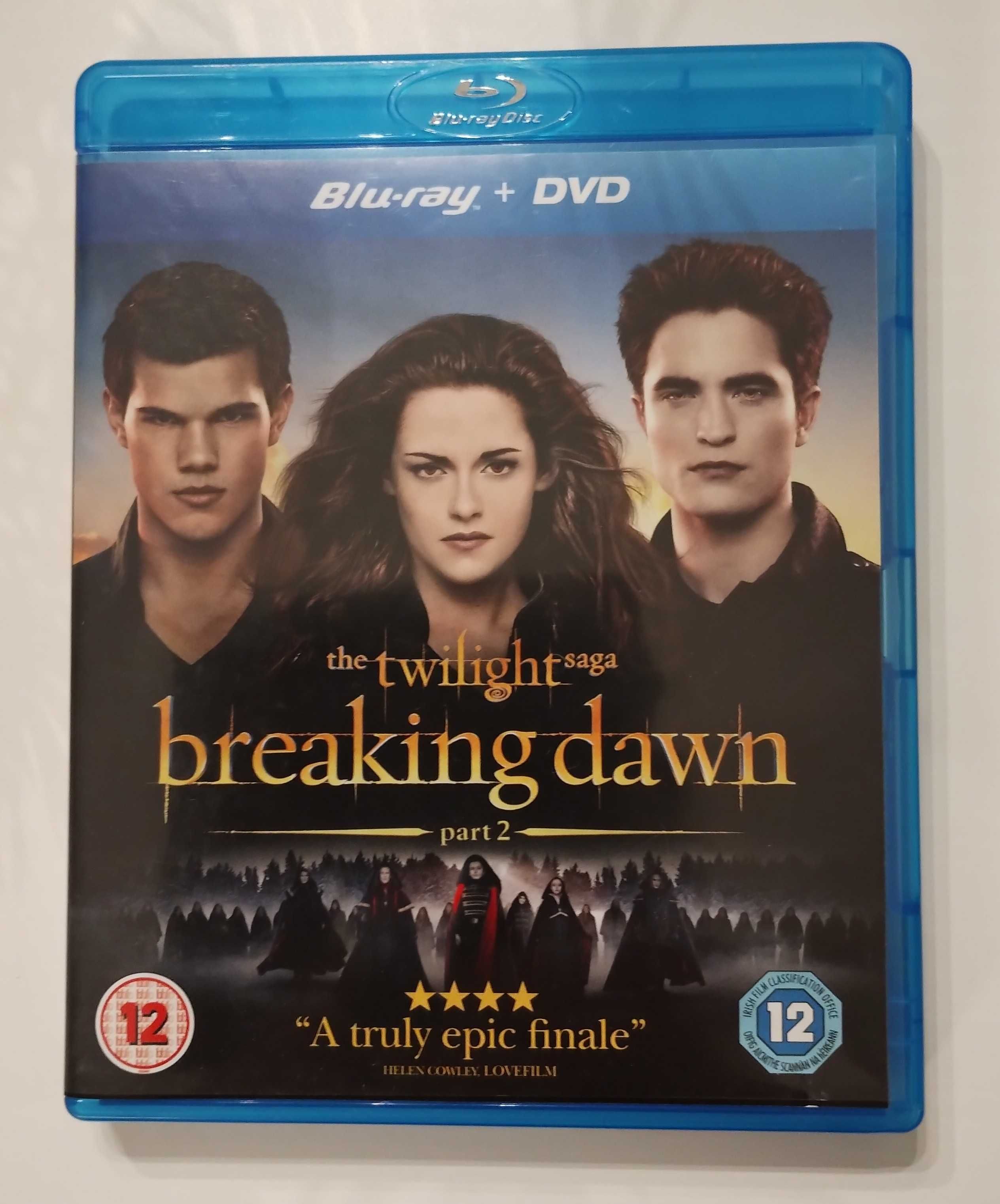 Blu-ray i DVD Twilight saga Breaking Down part 2 Zmierzch