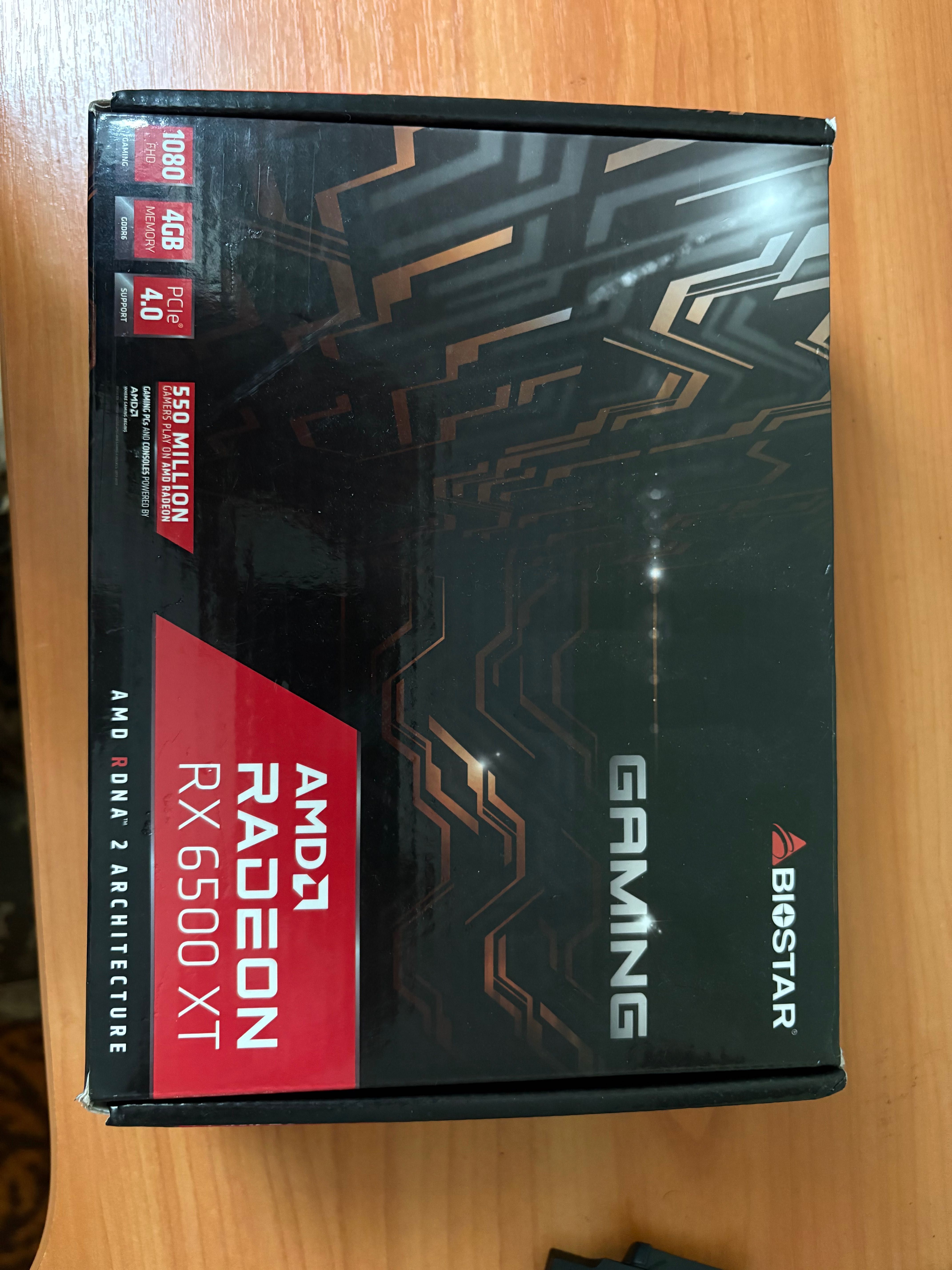 Продам відеокарту AMD RADEON RX6500XT BIOSTAR.