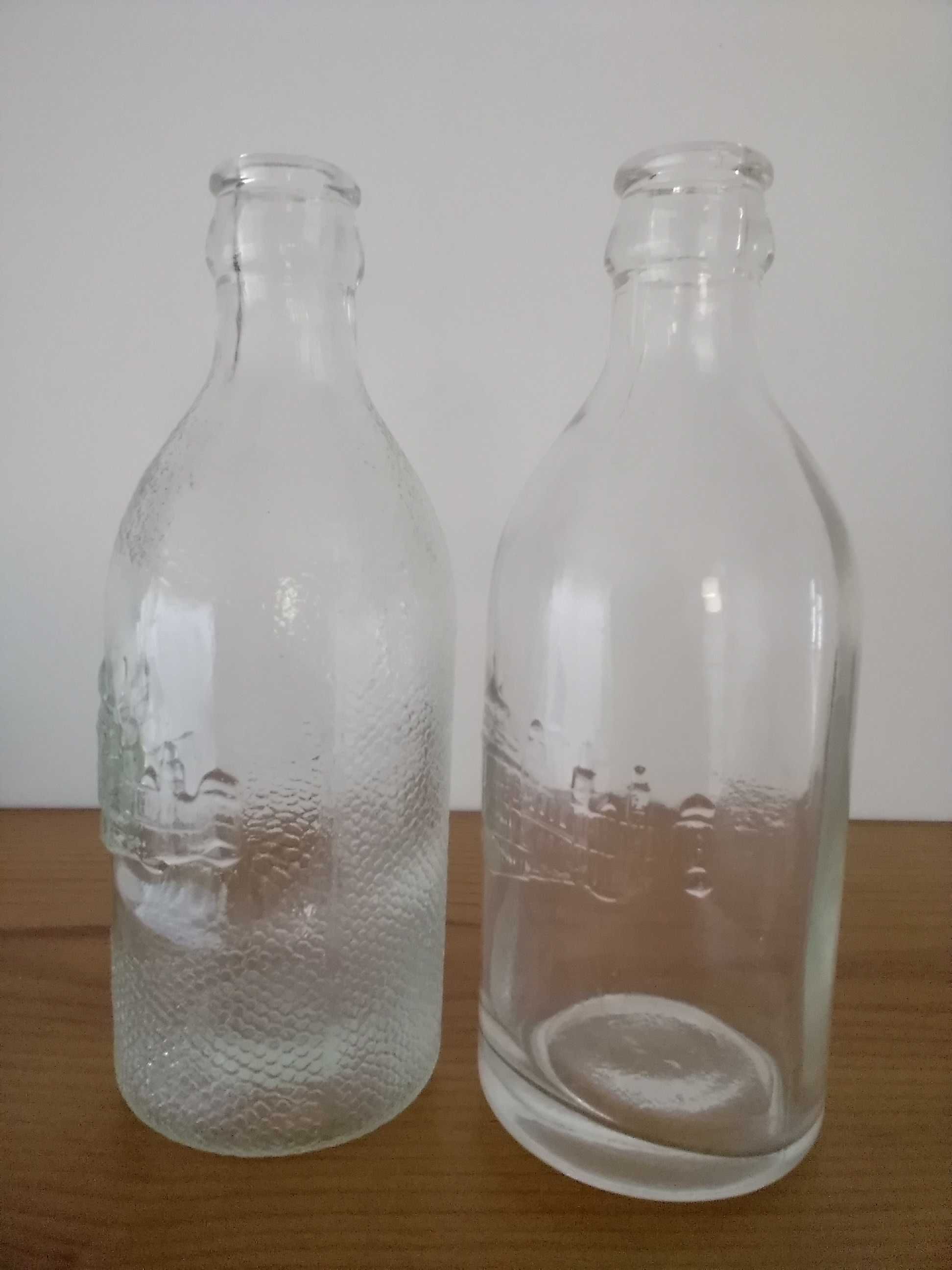 2 Garrafas Alto Relevo Laranjada/Limonada Refrigerantes Convento Mafra