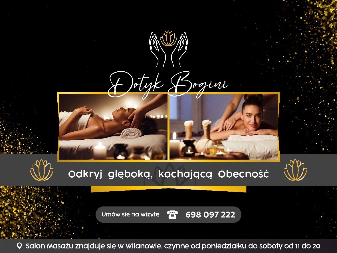 Masaż relaksacyjny DOTYK BOGINI