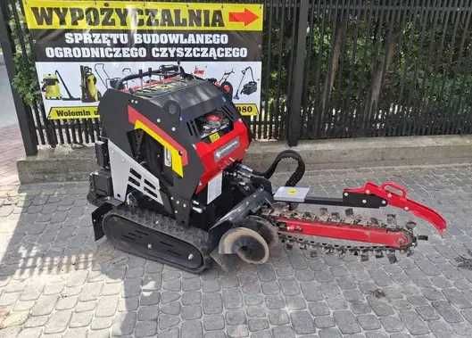 Wynajem koparki łańcuchowej z napędem lub minikoparki z operatorem