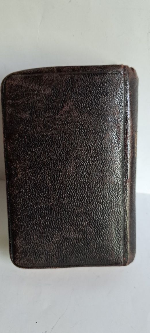 Stara książka religijna skóra 1908
