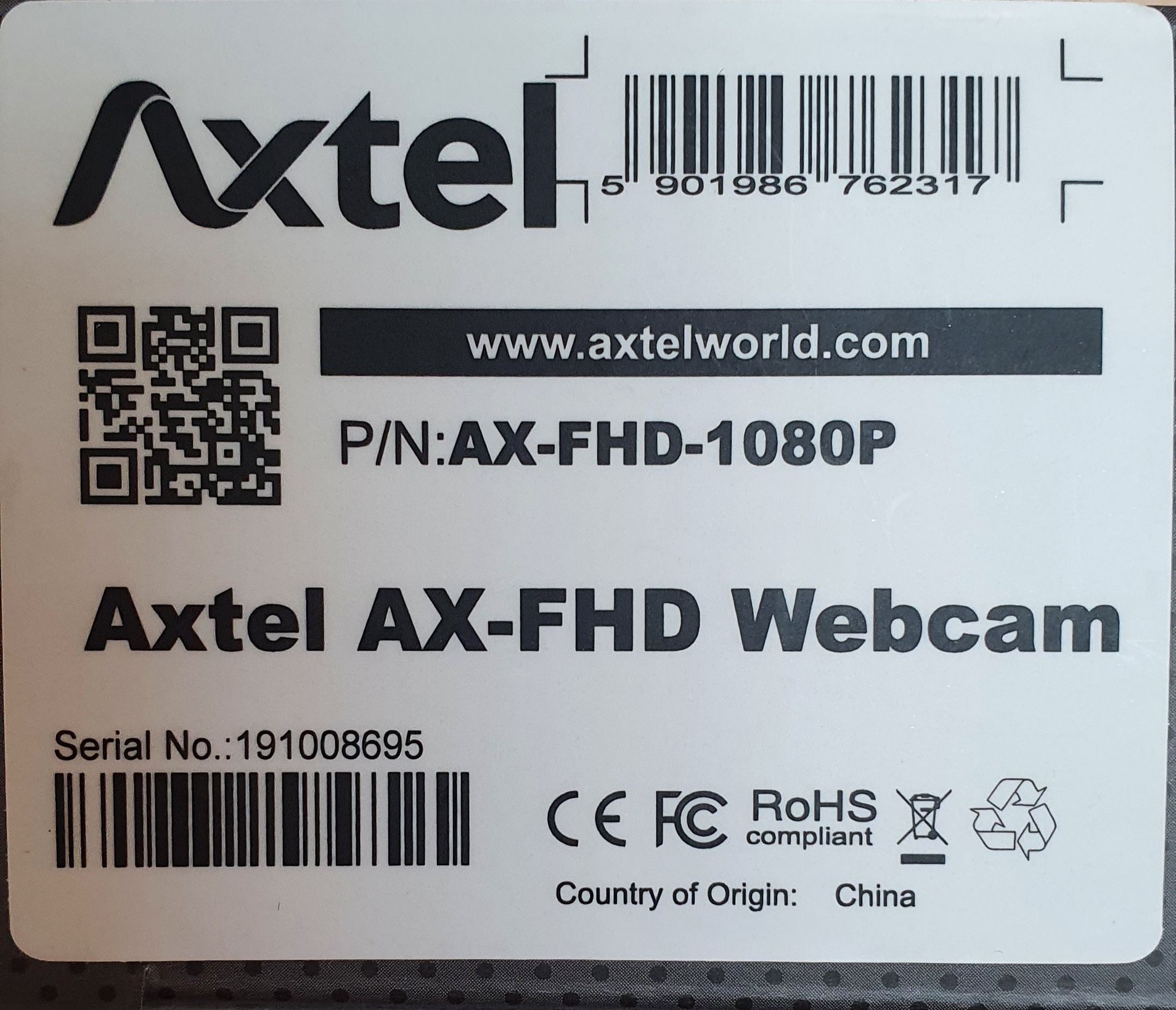 USB Webcam Axtel