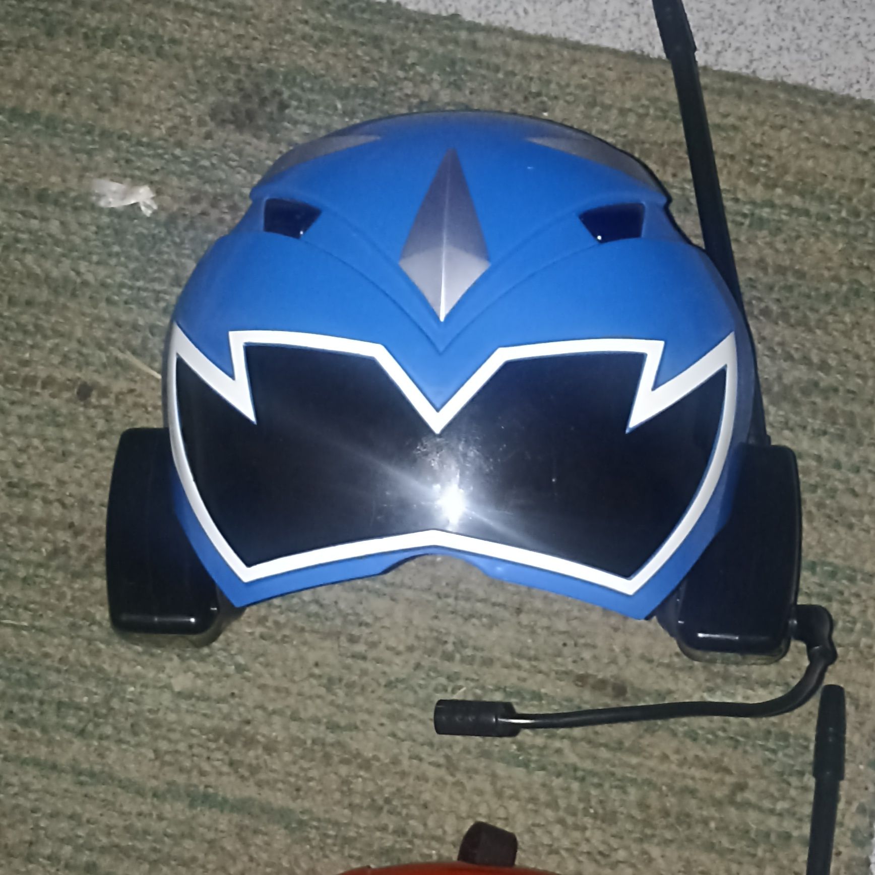 Power Ranger Super Mega Force Walkie Talkie mask bem funcional