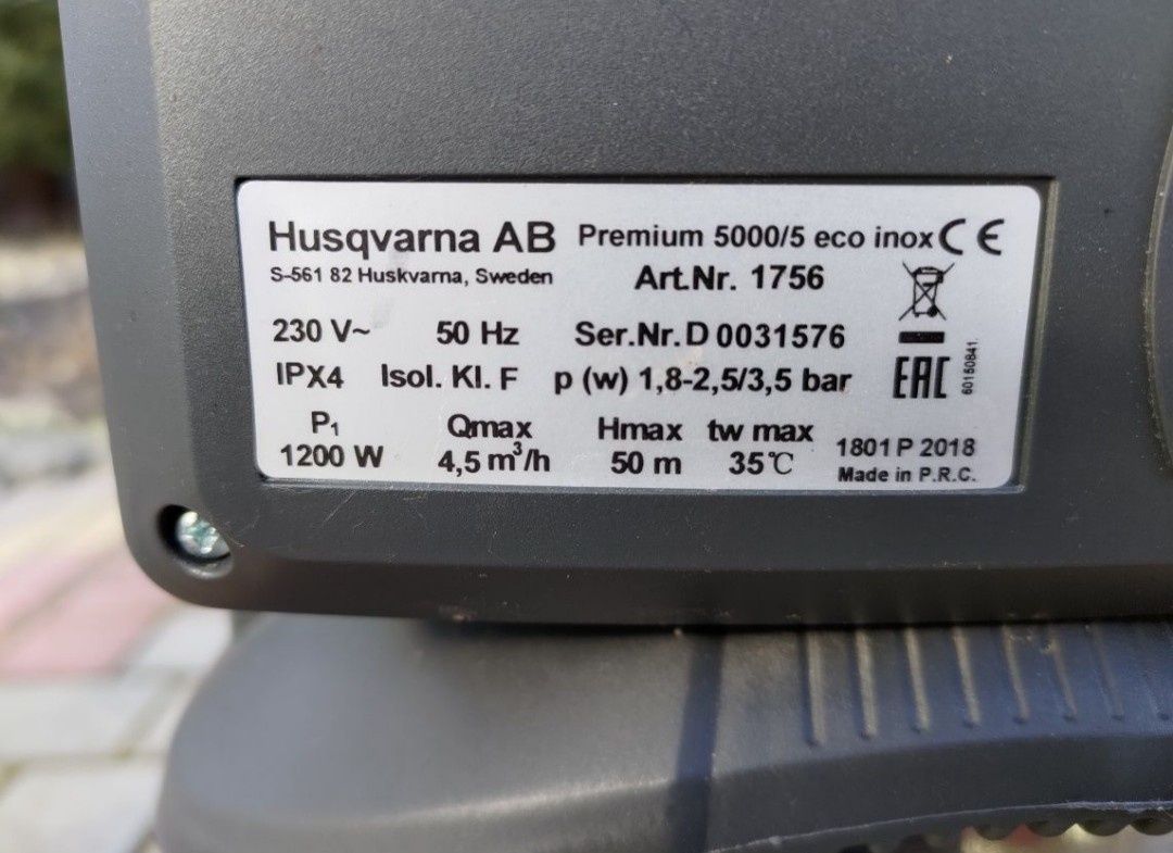 Husqvarna AB premium 5000/5 eco inox