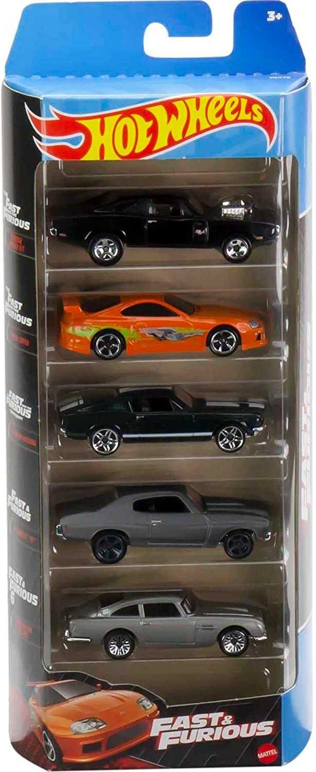 Hot Wheels 5-Car Fast n Furious HND08 Mattel Хот Вілс Форсаж набір 5шт