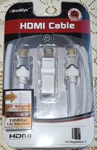 Kabel HDMI Brooklyn FullHD 1080p 1.3c 180' 2m 10.2Gbps Dolby Digital7.